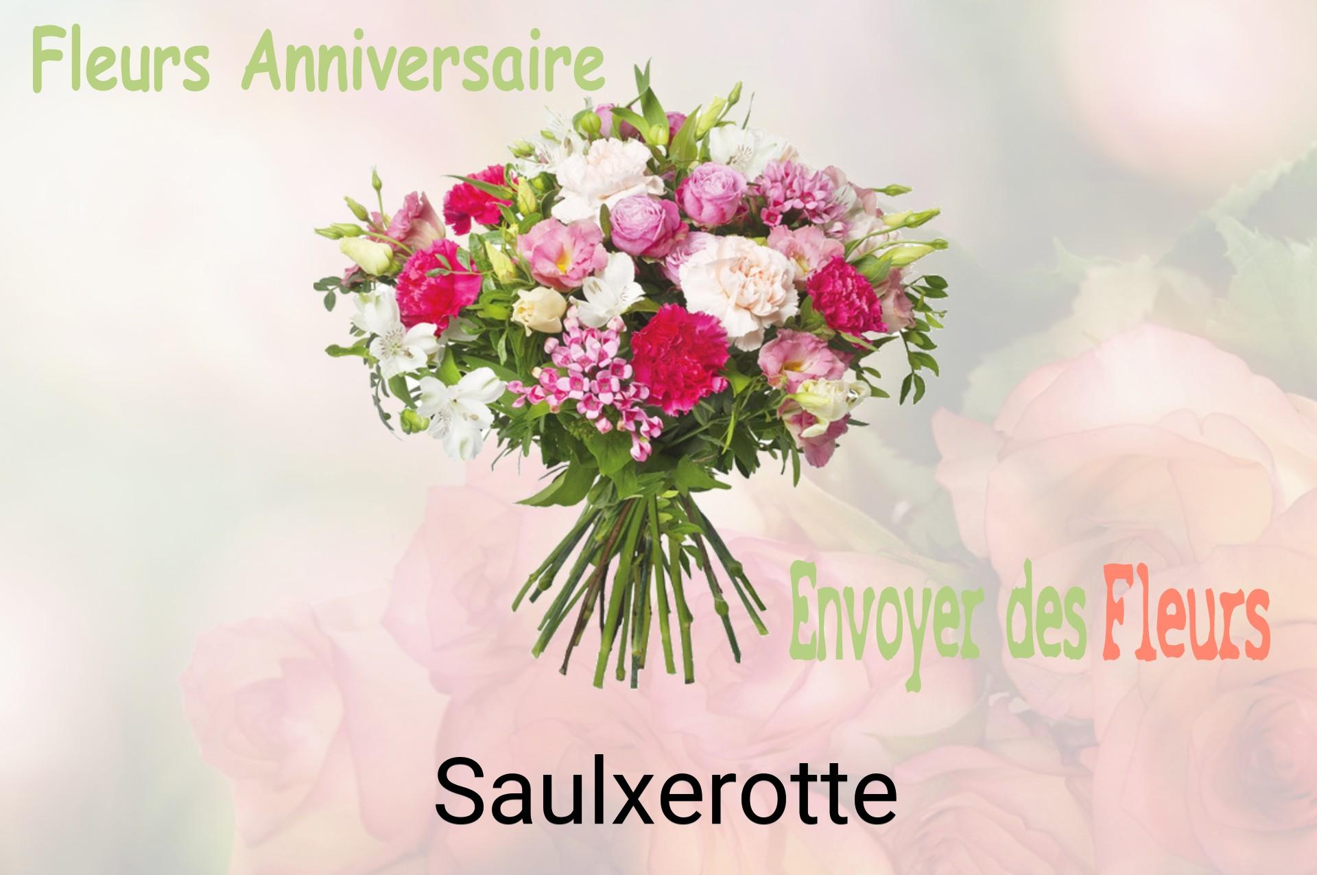 Bouquet de fleurs d’anniversaire livré à Saulxerotte