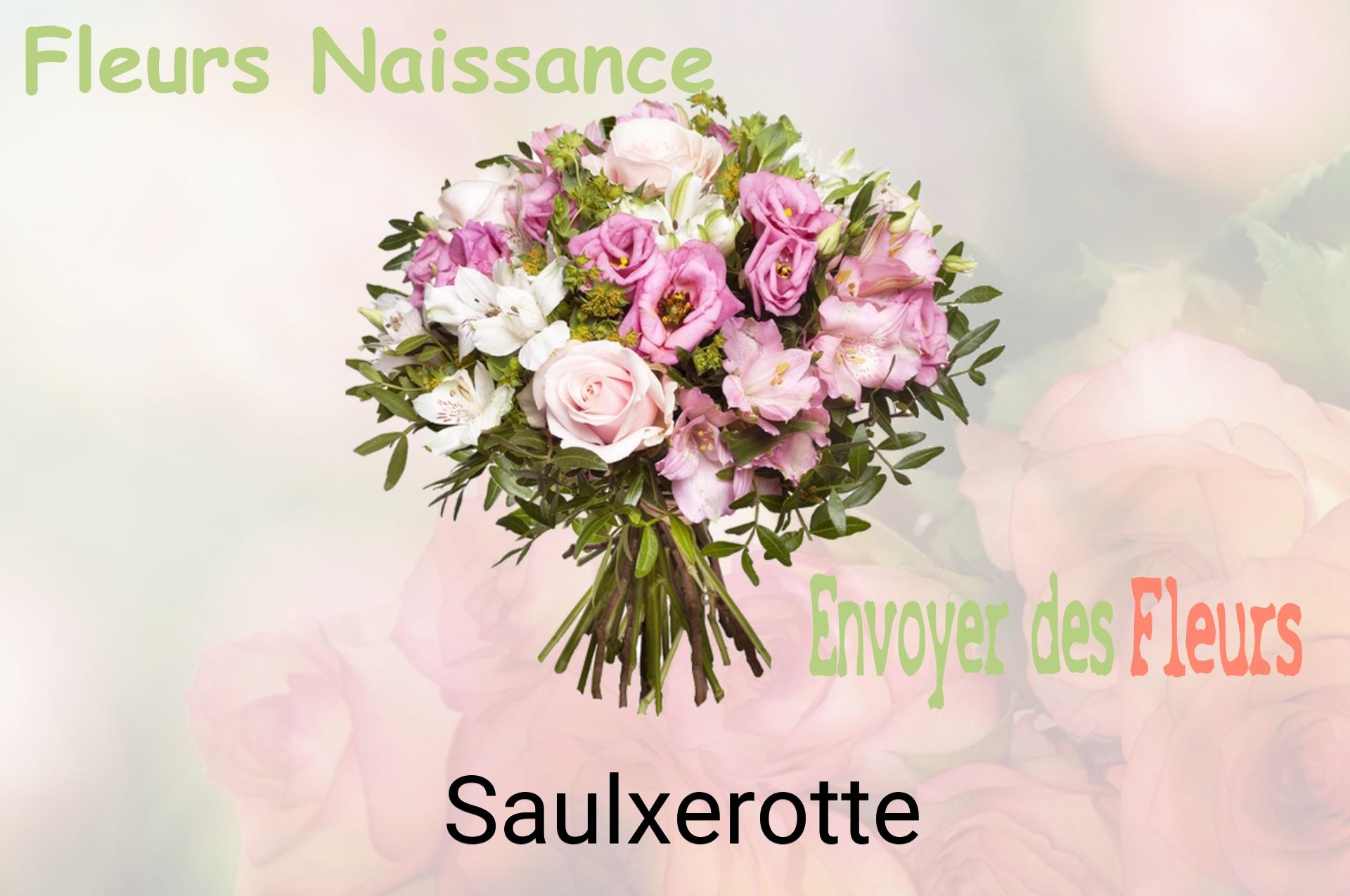 Bouquet de fleurs de naissance livré à Saulxerotte